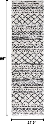 SAFAVIEH Arizona Shag Collection Runner Rug - Image 2