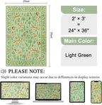 DUKINO 2x3 Rug, Washable Animal Rugs - Image 2