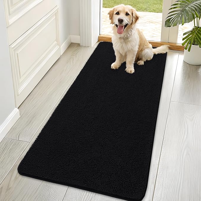 OLANLY Dog Door Mat for Muddy Paws 70x35, Absorbs Moisture and Dirt, Absorbent by OLANLY