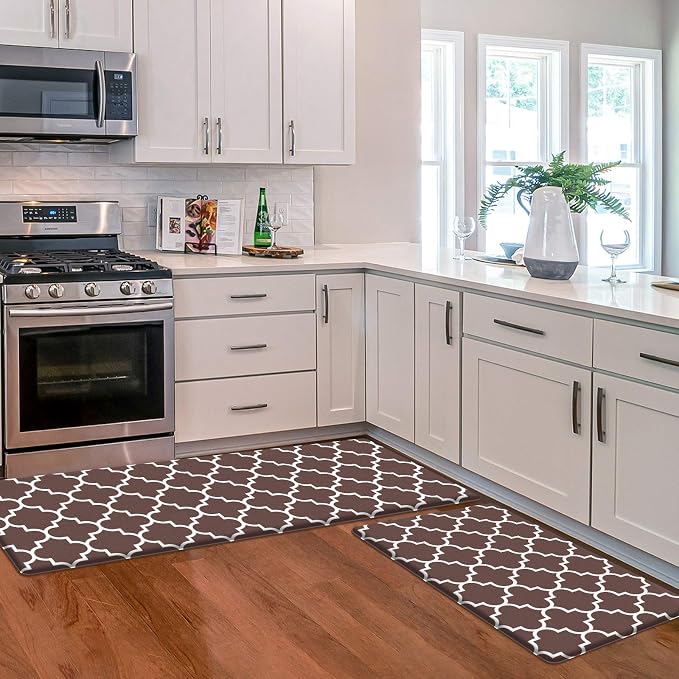 KMAT Kitchen Mat Cushioned Anti-Fatigue Kitchen Mats and Rugs, Waterproof by KMAT