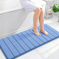 OLANLY Memory Foam Long Bathroom Rugs Runner 47x20, Super Soft Absorbent Bath by OLANLY