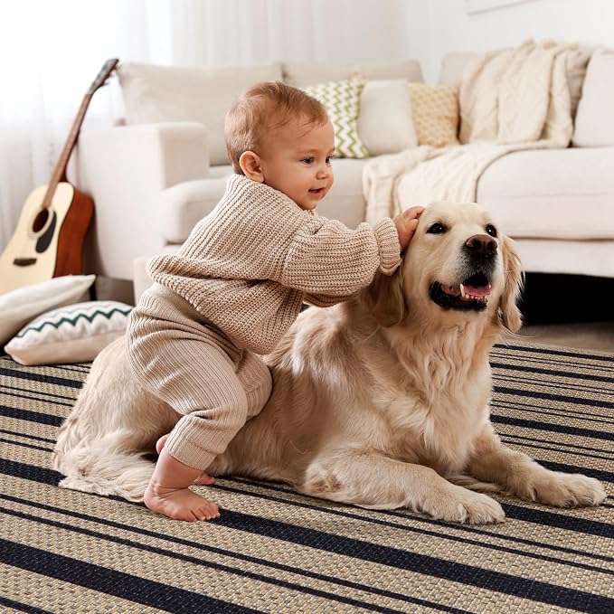Tangsoo Modern Easy Jute Rug 2x4 Rug - Image 7