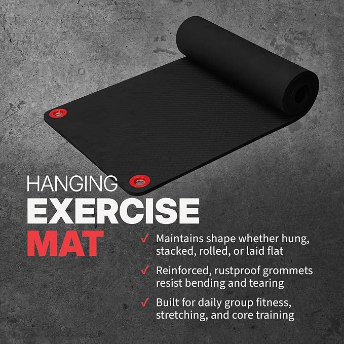 SPRI Hanging Exercise Mats for Gyms, Closed-Cell Foam Yoga & Fitness Mats - Image 4
