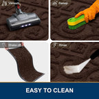Smiry Welcome Door Mat Outside Entrance, Heavy Duty Trap Dirt and Moisture Easy - Image 7