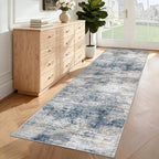 XLUEZ 2x8 Runner Rug for Hallway, Washable Modern Abstract Runner Rugs Neutral - Image 4
