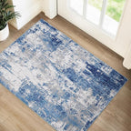 RELEANY Washable Area Rugs 2'x3' Non-Slip Modern Abstract Soft by RELEANY