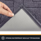 PURRUGS Dirt Trapping Door Mat 20" x 31.5", Non-Slip Machine Washable Entry Rug - Image 4