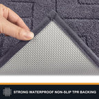 PURRUGS Dirt Trapping Door Mat 34" x 59", Non-Slip Machine Washable Entry Rug - Image 4
