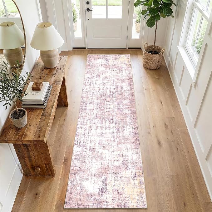 2x6 Rug for Entryway Hallway-No Slip Soft Carpets Modern Abstract Indoor Floor - Image 6