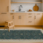 Dark Green 2x5 Kitchen Rug - Image 7