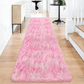 Soft Plush Pink Fluffy Rug 2x10 Ft, Fuzzy Shag Runner Carpet by TENNOLA