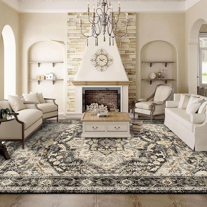 TOPRUUG Washable Oriental Area Rug by TOPRUUG