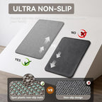 YDKGL Kitchen Rugs Mat Non Slip Washable, Linen-Look 0.3" Thick Soft Cushioned - Image 3
