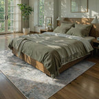 Lahome Washable 5x7 Area Rugs for Living Room, Soft Contemporary Low Pile - Image 4
