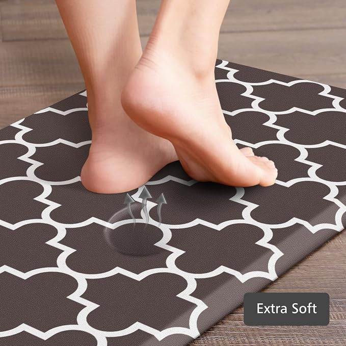 KMAT Kitchen Mat 0.47inch Cushioned Anti-Fatigue Kitchen Rug, Waterproof - Image 5