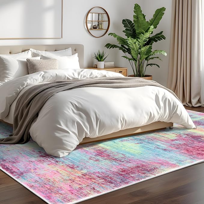 IOHOUZE Abstract Area Rugs 6x9 Ft Washable Rugs - Image 9