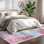 IOHOUZE Abstract Area Rugs 6x9 Ft Washable Rugs - Image 9