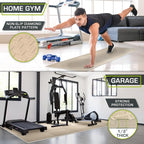ProsourceFit Exercise Puzzle Mat 1/2-inch, EVA Interlocking Foam Floor Tiles - Image 3