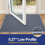 Dirt Trapping Door Mat 24x36, 3D Scarping Surface Doormat - Image 3