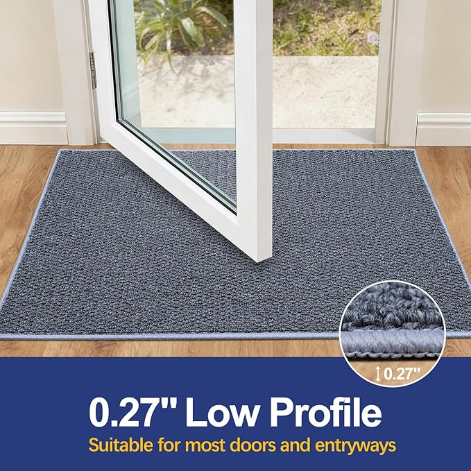 Dirt Trapping Door Mat 36x60, 3D Scarping Surface Doormat - Image 3