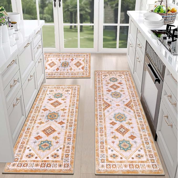 HEBE Boho Kitchen Rug Sets 3 Piece - Image 3