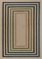 Lahome Enfys Modern Geometric Easy Jute Rug, Washable 5x7 Indoor Outdoor Rugs - Image 7