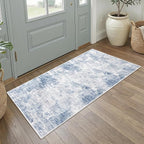 IOHOUZE Abstract Runner Rug 2x4 Ft Entryway Rugs Washable Door Mat Indoor by iOhouze