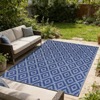 SAND MINE Reversible Mats, Plastic Straw Rug, Modern Area Rug, Large Floor Mat - Image 6