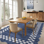 GarveeHome Washable Rug 5x7 for Living Room Large Bedroom Scalloped Rug Non - Image 2