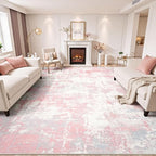 Rugflix 8x10 Area Rugs for Kids Girls Room, Washable Large Rug Stain-Resistant - Image 2