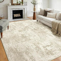 RELEANY Washable Area Rugs 9'x12' Non-Slip Modern Abstract Soft by RELEANY