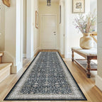 Rug for Hallways Kitchen Rug 3x7 Ashen, Non Slip Washable Rugs by WelcometoBabovid