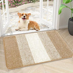 Kitinjoy Indoor Outdoor Door Mat, 30x17 Non-Slip Absorbent Dirt Trapper by Kitinjoy