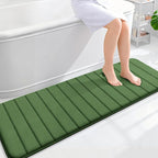 OLANLY Memory Foam Long Bathroom Rugs Runner 59x20, Super Soft Absorbent Bath by OLANLY
