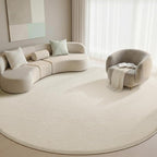 Sour Lemon 4ft Round Rugs for Bedroom, Circle Area Rugs for Living Room by SourLemon