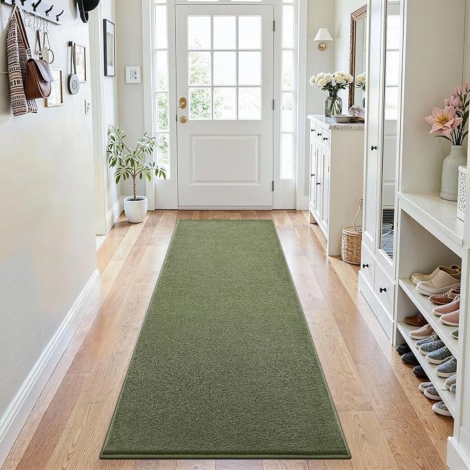 ISEAU 2x8 Runner Rug for Hallway, Soft Memory Foam Carpet - Image 2