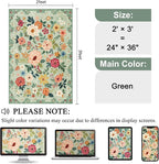 DUKINO 2x3 Rugs for Entryway, Floral Indoor Washable Front Door Mat, Non Slip - Image 2
