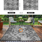 Outdoor Patio Plastic Straw Rug - Image 4