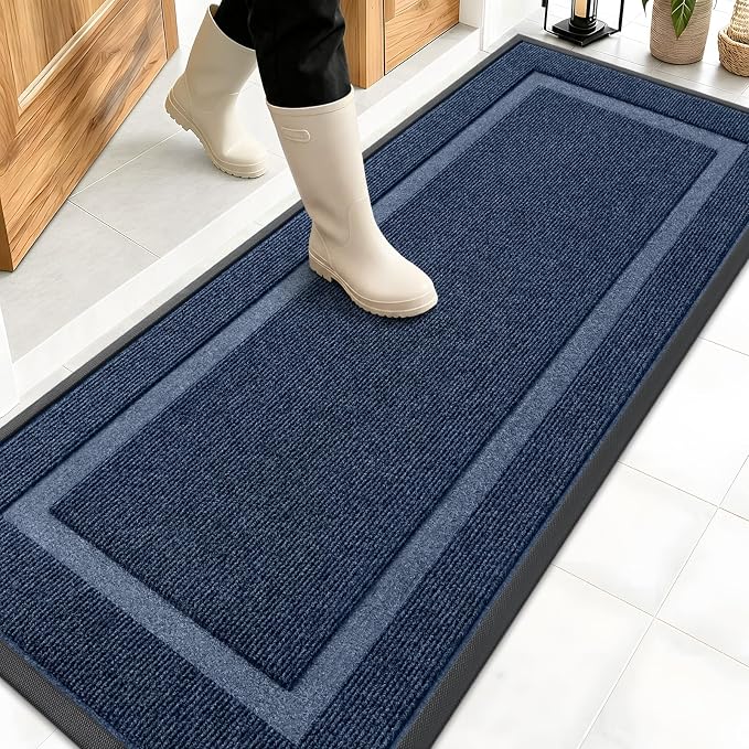 OLANLY Front Door Mat Indoor Outdoor Entrance, Waterproof All-Season, by OLANLY