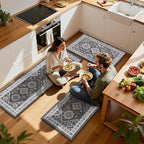 HEBE Boho Kitchen Rug Sets 3 Piece - Image 9