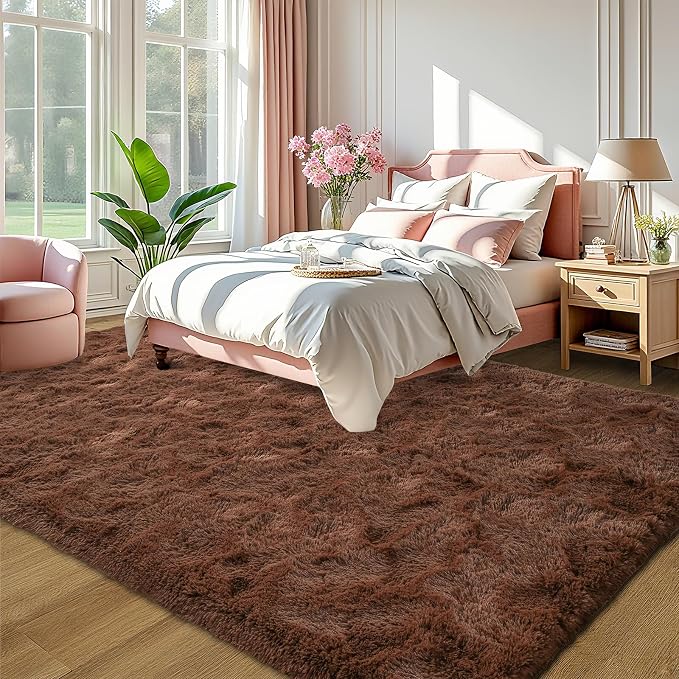 LOCHAS Ultra Soft Indoor Modern Area Rugs Fluffy Living Room Carpets - Image 2