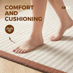 Rug Pad 2 x 10 Ft Non-Slip, Felt and Natural Rubber Backing, 1/4" Thick - Image 7