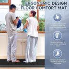 4/5 Inch Thick Kitchen Mat Anti Fatigue Mat Kitchen Rugs Kitchen Decor Non-Slip - Image 6