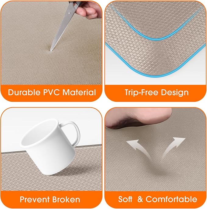 4/5 Inch Thicker Kitchen Mat, Cushioned Thick Floor Comfort Mat, - Image 4