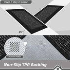 BEQHAUSE Indoor Door Mat 20" x 48", Dirt Trapper Door Mats Non-Slip Entryway - Image 4