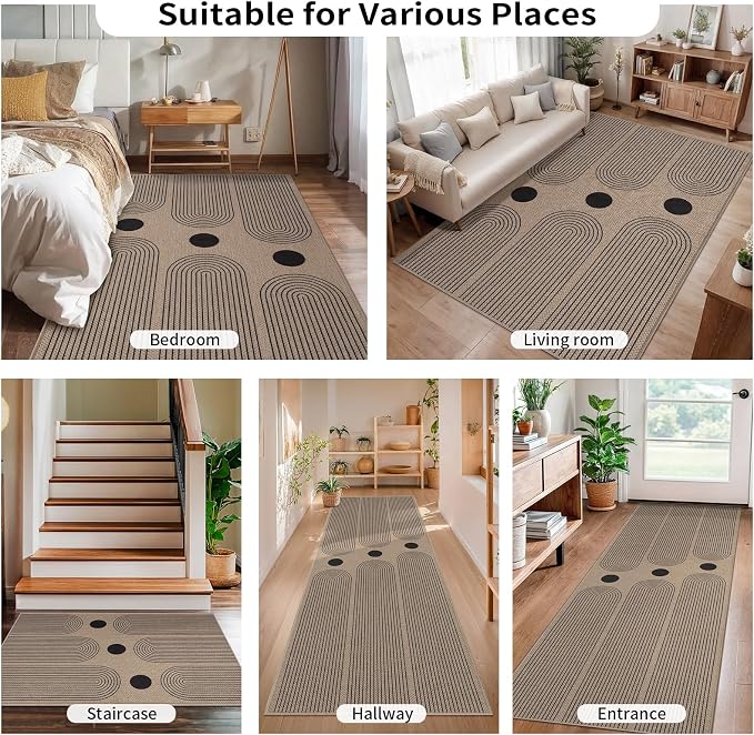 Tangsoo Modern Easy Jute 3x5 Outdoor Rug - Image 7