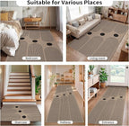 Tangsoo Rainbow Easy Jute Rug 2x6 Washable Runner - Image 7