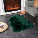 EasyJoy Ultra Soft Fluffy Shaggy Area Rug Faux Fur Rug Chair Cover Seat Pad - Image 4