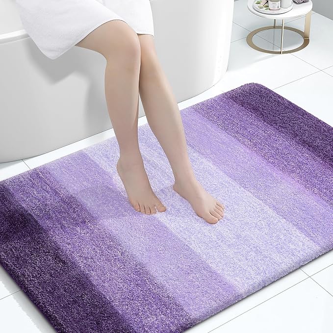 OLANLY Large Bathroom Rugs Mat 44x32, Extra Soft Absorbent Microfiber Bath Rugs by OLANLY