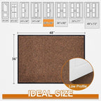 Mibao Front Door Mat Indoor Entrance, Dirt Trapper Welcome Mat - Image 2